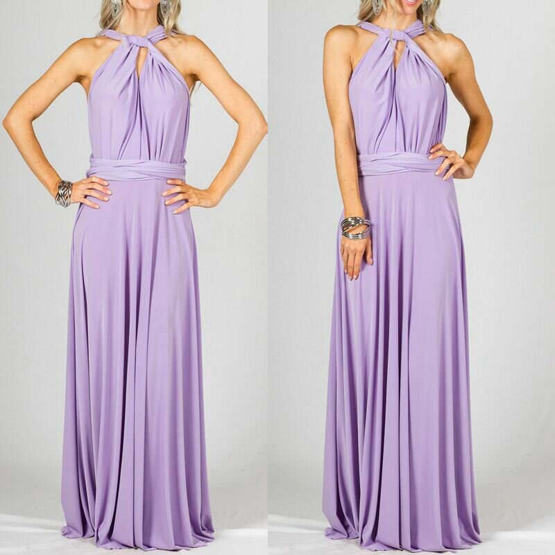 purple multiway dress
