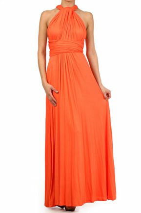 Short Coral Bridesmaid Dresses, coral pink bridesmaid dress, coral wedding, coral maxi dress, salmon pink dress,